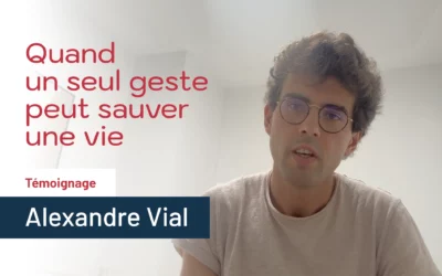 Quand un seul geste peut sauver une vie